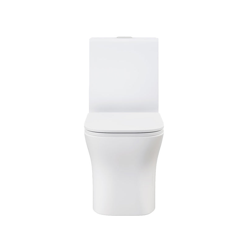 Concorde One Piece Square Toilet Dual Flush 1.1/1.6 gpf in Matte White