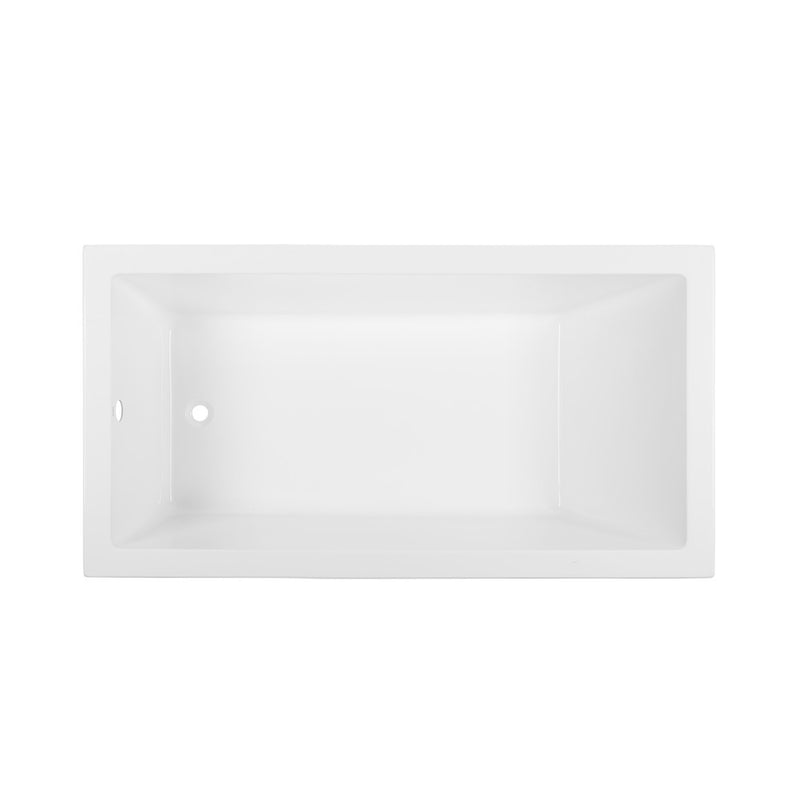 Voltaire 66" x 36" Reversible Drain Drop-In Bathtub