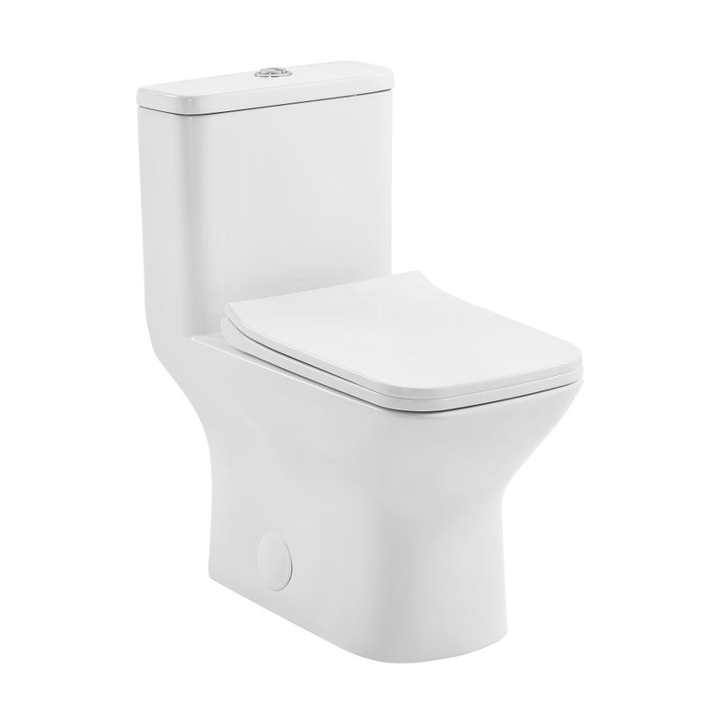 Carre One-Piece Square Toilet Dual-Flush 1.1/1.6 gpf with 10" Rough-In