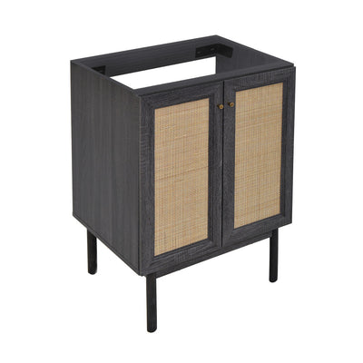 Classe 24" Bathroom Vanity in Black Cabinet Only