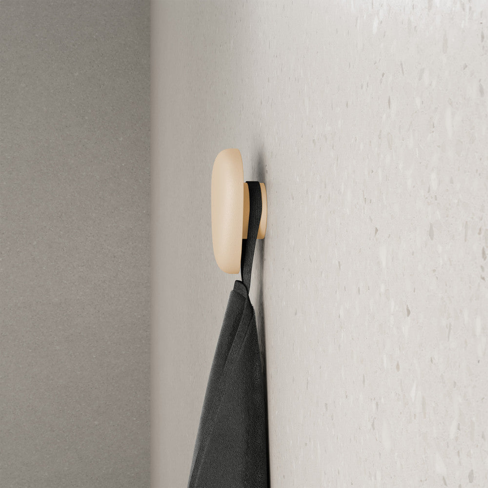 Plaisir Concrete Bathroom Robe Hook in Sand