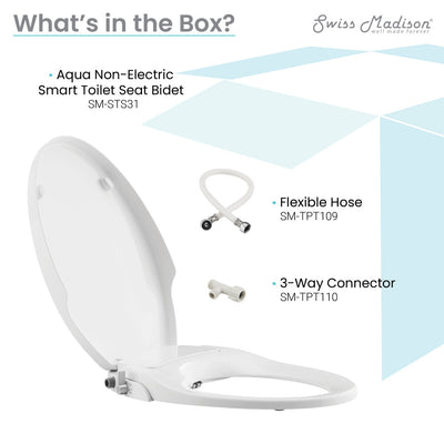 Aqua Non-Electric Smart Toilet Seat Bidet