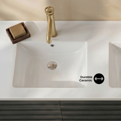 60" Vanity Top Bathroom Sink