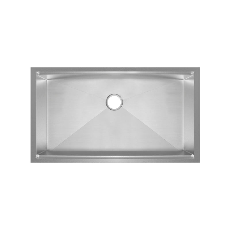 Rivage 33 x 19 Single Basin Undermount Kitchen Workstation Sink