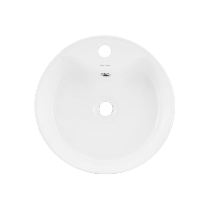 Monaco 15.75 Console Sink Glossy White Basin