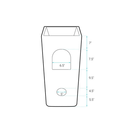 Claire One-Piece Pedestal Sink