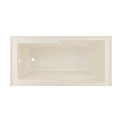 Voltaire 60" x 32" Left-Hand Drain Alcove Bathtub with Apron in Bisque