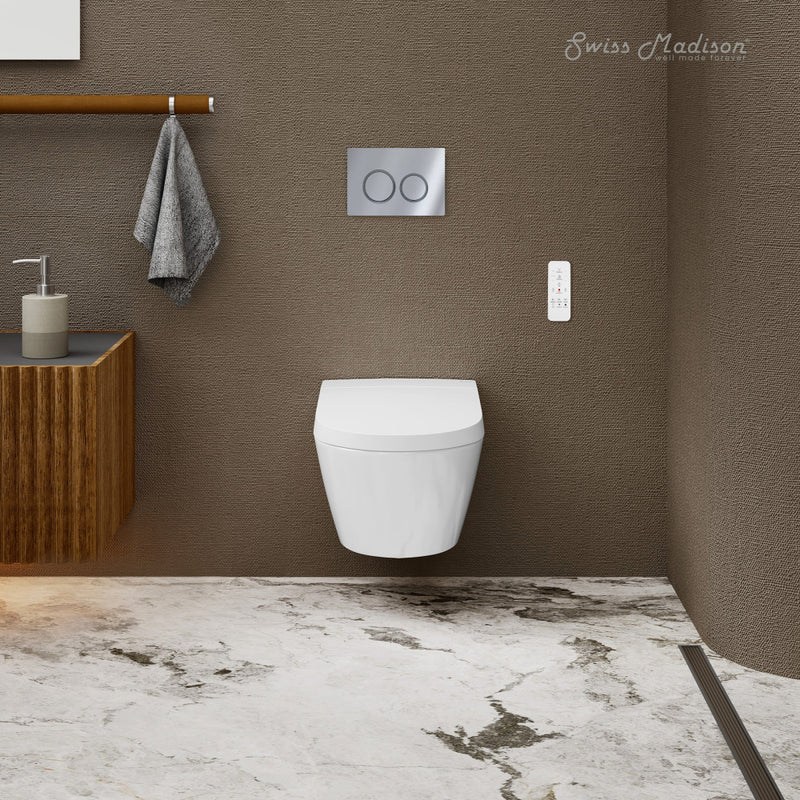 Pur Smart Wall-Hung Toilet with Bidet Bundle (SM-ST080, SM-WCB02)