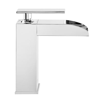 Concorde Single Hole, Single-Handle, Waterfall Bathroom Faucet in Chrome