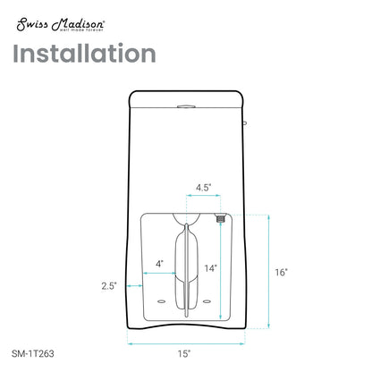 Monaco One-Piece Elongated Toilet Dual-Flush 1.1/1.6 gpf, Touchless