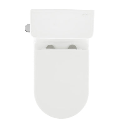 Liberte One-Piece 12" Rough-in 1.28 GPF Left-Hand Flush Elongated ADA Toilet in Glossy White