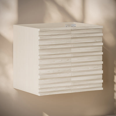 Cascade 24" Wall-Mounted Bathroom Vanity Cabinet without Top in White Oak