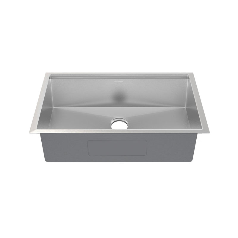 Rivage 33 x 19 Single Basin Undermount Kitchen Workstation Sink