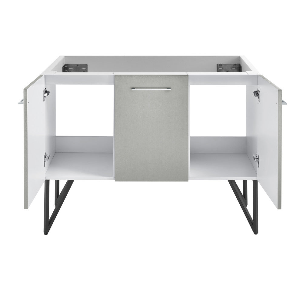 Annecy 48 Brushed Gray Bathroom Vanity Cabinet Only (SM-BV234)