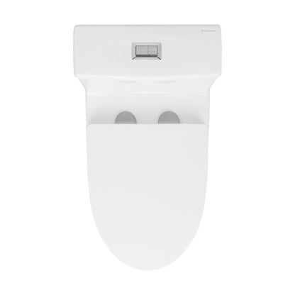 Dreux One Piece Elongated Dual Flush Toilet with 0.95/1.26 GPF (6 - Pack)