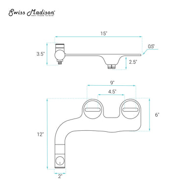 Aqua Non-Electric Bidet Toilet Attachment