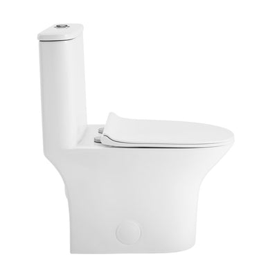 Cascade One-Piece Toilet Dual-Flush 0.8/1.28 gpf