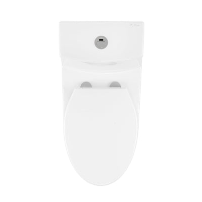 Virage One Piece Elongated Toilet with Touchless Retrofit Dual Flush 1.1/1.6 gpf