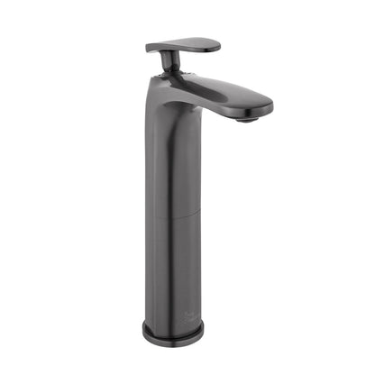 Sublime Single Hole, Single-Handle, High Arc Bathroom Faucet in Gunmetal Gray