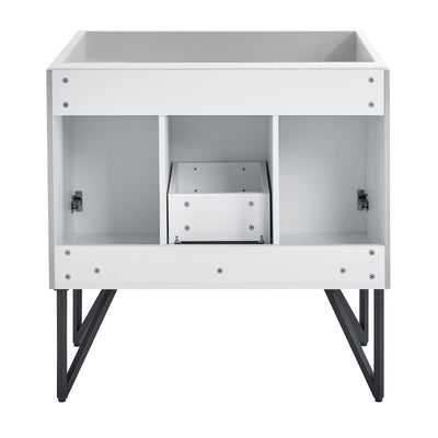 Annecy 36" Bathroom Vanity in Brushed Gray - Cabinet Only