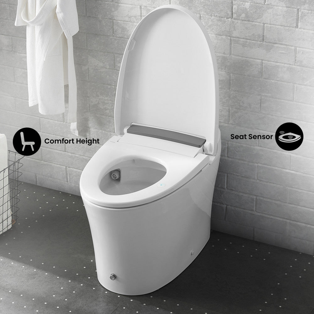 Viro Smart Tankless Elongated Toilet, Touchless Vortex™ Dual-Flush