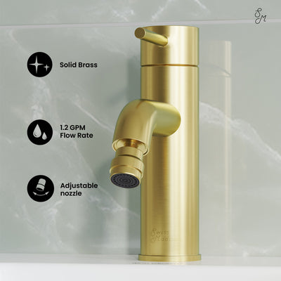 Ivy Bidet Faucet in Brushed Gold