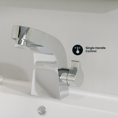 Virage 7 Single Handle, Bathroom Faucet in Chrome
