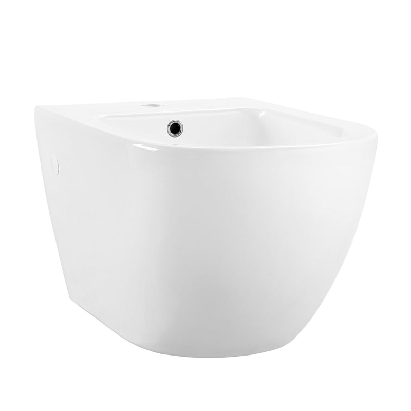 St. Tropez Wall Hung Bidet in Glossy White