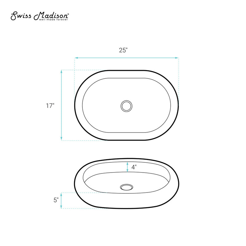 Plaisir Oval Vessel Sink