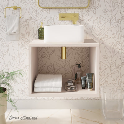 Concorde 24'' Wall-Hung Vanity In White Oak