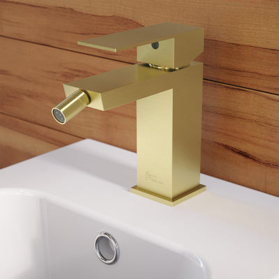 Concorde Bidet Faucet in Brushed Gold