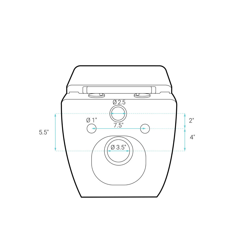 Concorde Wall-Hung Toilet Bundle 0.8/1.6 GPF Dual Flush in Matte Black with Black Flush Plate