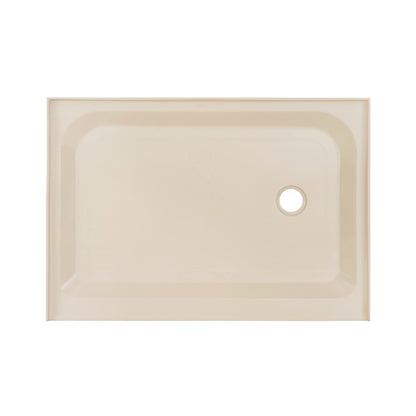 Voltaire 48" x 36" Single-Threshold, Right-Hand Drain, Shower Base in Biscuit