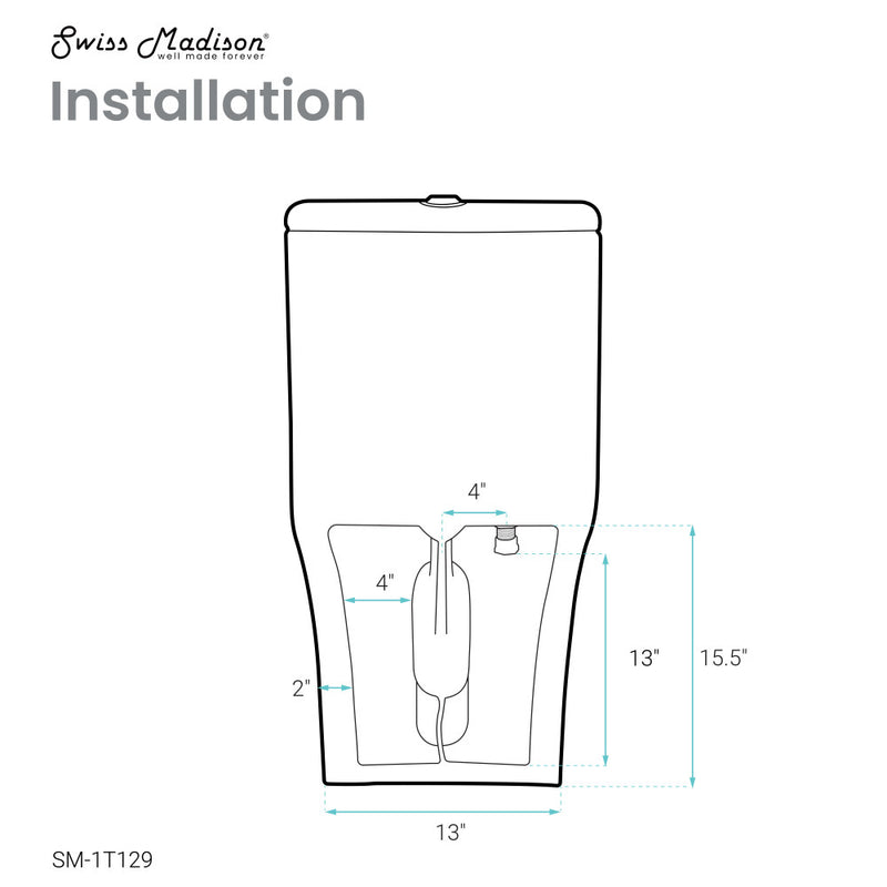 Cascade One-Piece Toilet Dual-Flush 0.8/1.28 gpf