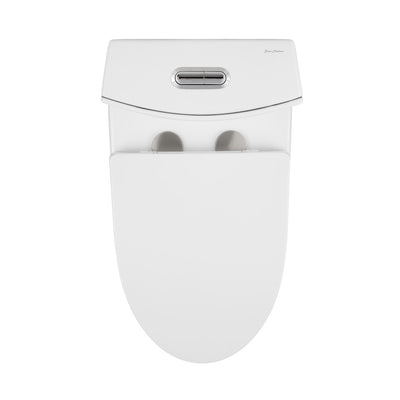 St. Tropez One Piece Elongated Toilet Dual Vortex Flush 1.1/1.6 gpf with 10" Rough In