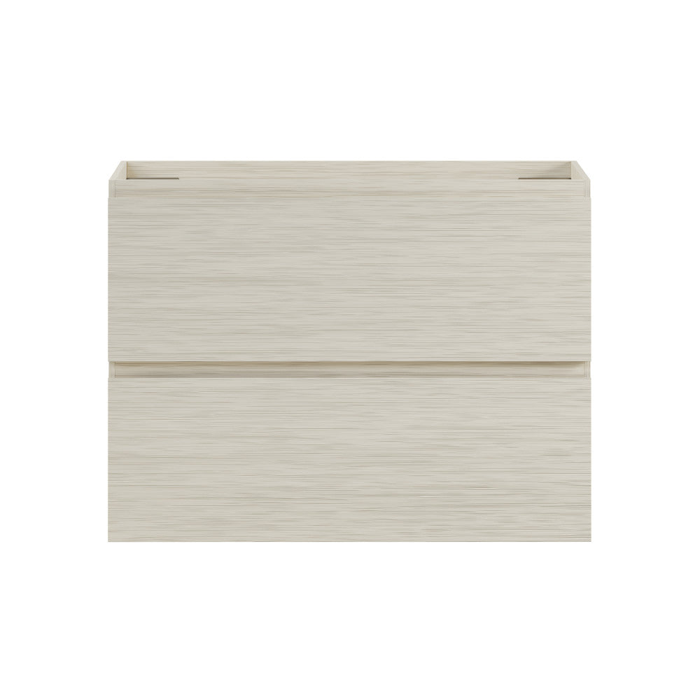 Liberte 30" Wall-Mounted Bathroom Vanity Cabinet without Top in White Oak