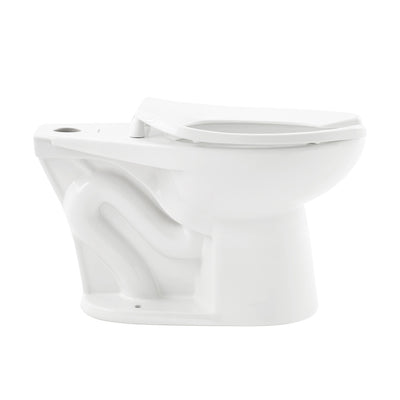 Sirene Floor-Mounted Commercial Elongated Top Flush Spud Flushometer Toilet Bowl