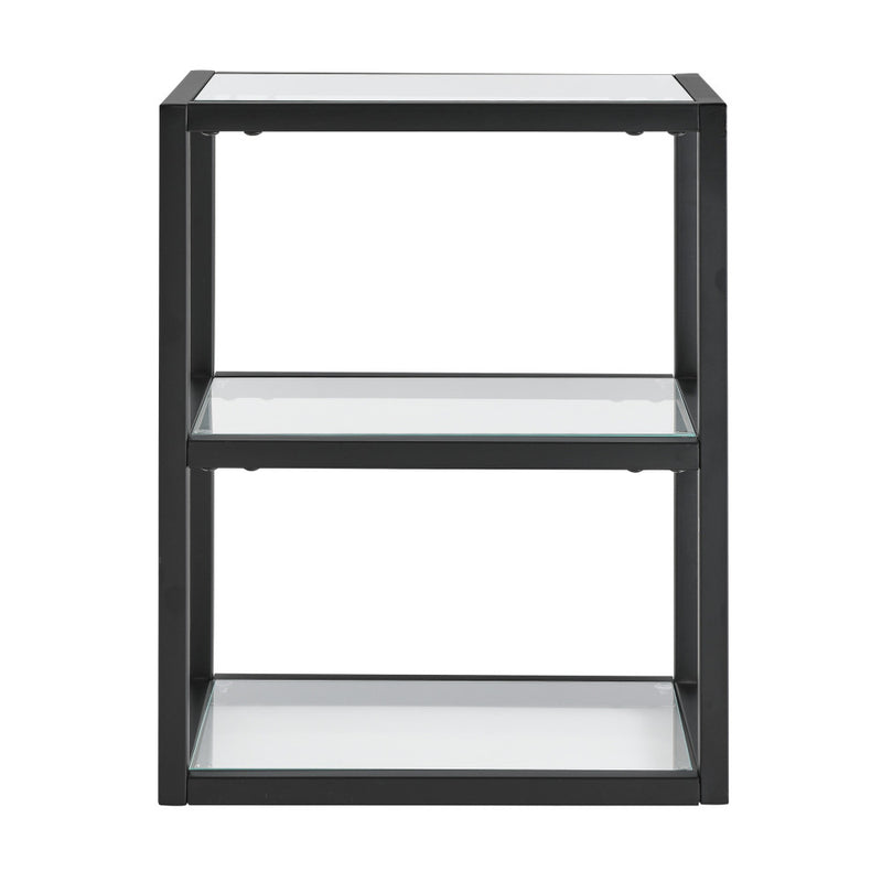 Pierre 16"x20"x10" Wall-Mounted Linen Cabinet in Matte Black