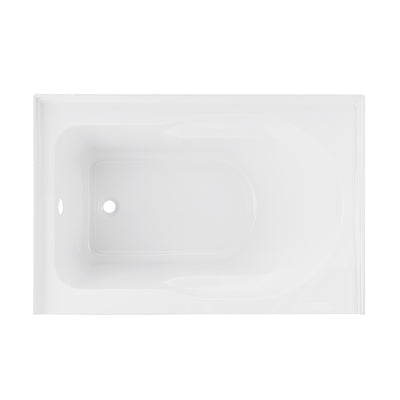 Ivy 54'' x 32" Bathtub with Apron Left Hand Drain in White