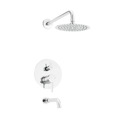Ivy Single-Handle 1-Spray Tub and Shower Faucet in Chrome (Valve Included)