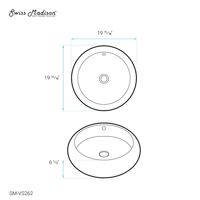 Plaisir Round Vessel Sink