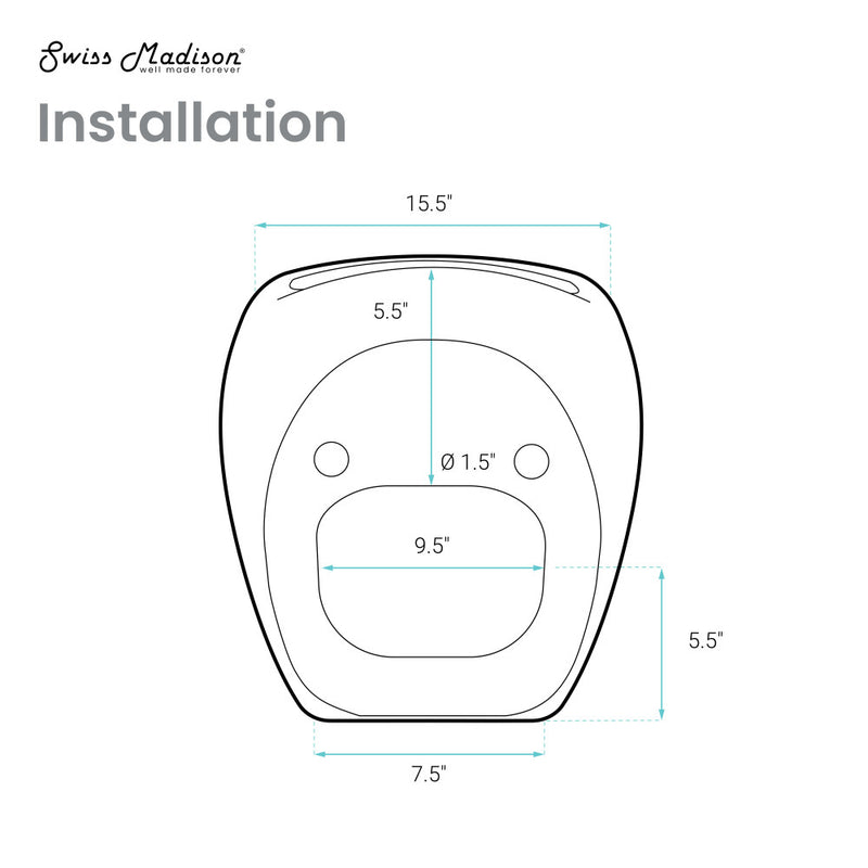 Plaisir Wall-Hung Bidet