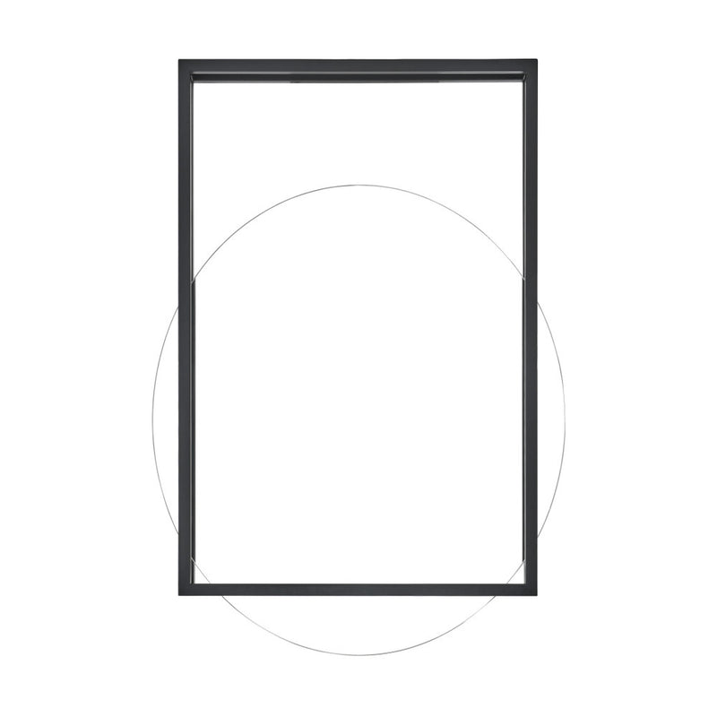 Pierre 35.5" Vanity Mirror in Matte Black