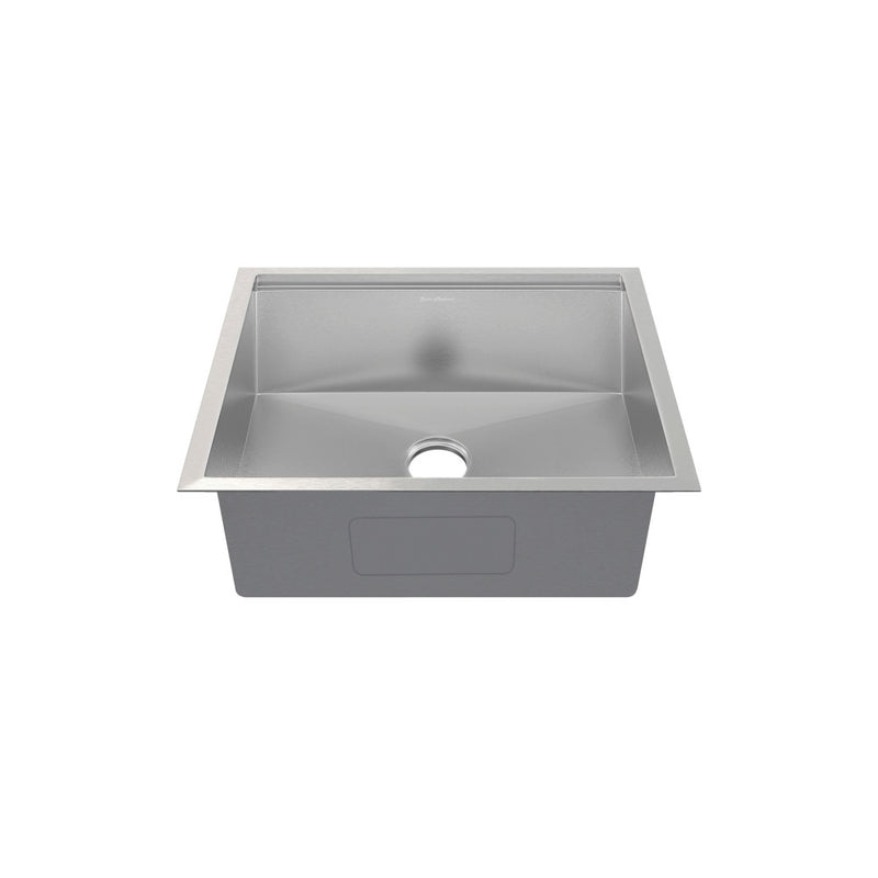 Rivage 27 x 19 Single Basin Undermount Kitchen Workstation Sink