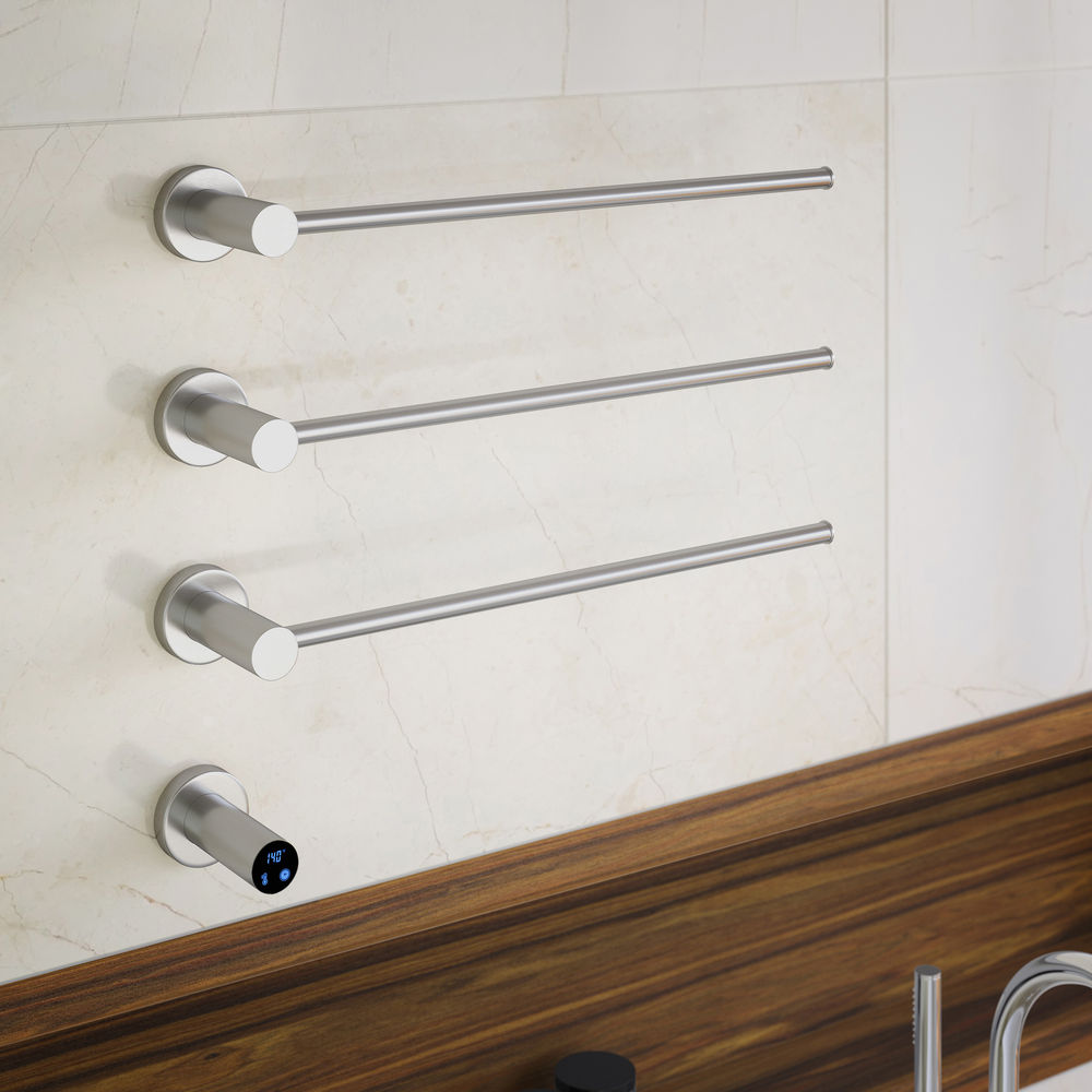 Claire 3-Bar Electric Towel Warmer in Chrome