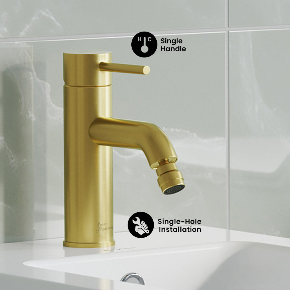 Ivy Bidet Faucet in Brushed Gold