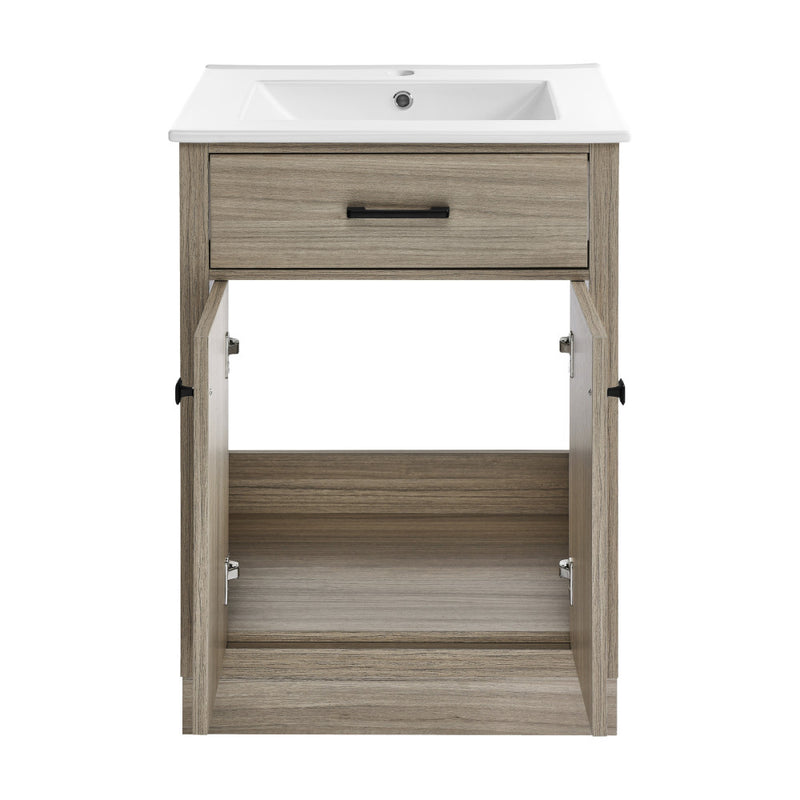 Burdon 24" Bathroom Vanity in Oak