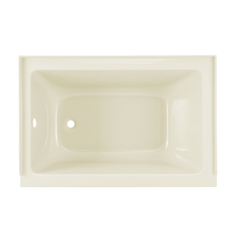 Voltaire 48" x 32" Left-Hand Drain Alcove Bathtub in Bisque