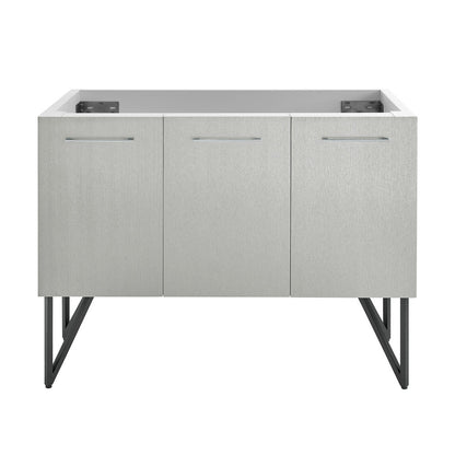 Annecy 48 Brushed Gray Bathroom Vanity Cabinet Only (SM-BV234)