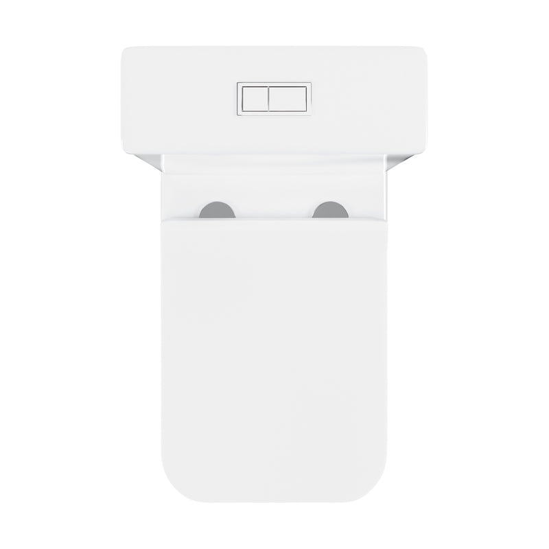 Nadar Two-Piece Square Toilet Dual-Flush 1.1/1.6 gpf